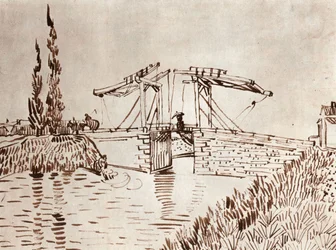 Die Langlois-Brücke bei Arles (Die Zugbrücke)